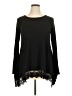 Popyoung Black Long Sleeve Blouse Size XL - photo 1
