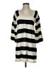 Express Stripes Gray Casual Dress Size S - photo 1