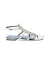 Roberto Cavalli 100% Leather Silver Gold Sandals Size EU 39 - photo 1