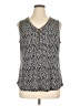 Ellen Tracy Gray Sleeveless Blouse Size XL - photo 1