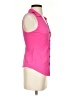 Express Pink Sleeveless Button-Down Shirt Size XS - photo 4