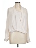 Papaya 100% Polyester Ivory Long Sleeve Blouse Size L - photo 1