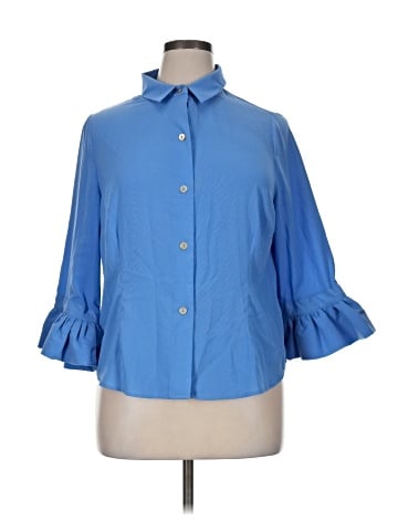 Gretchen Scott Designs 3/4 Sleeve Blouse (view 1)