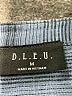 Bleu Stripes Blue Long Sleeve Blouse Size M - photo 7