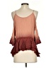 Gimmicks Burgundy Sleeveless Blouse Size S - photo 2
