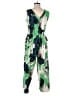 Carolina Belle Tropical Green Jumpsuit Size 6 - photo 2