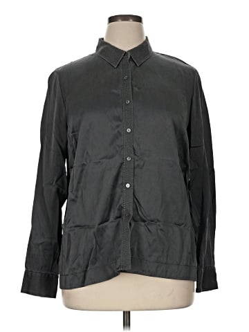 Sigrid Olsen Long Sleeve Button-Down Shirt (view 1)