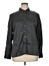 Sigrid Olsen Black Long Sleeve Button-Down Shirt Size XL - photo 1