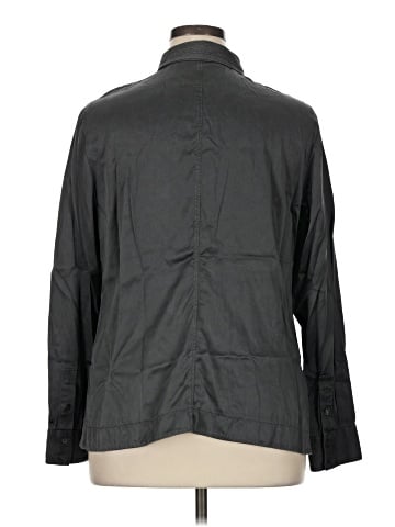 Sigrid Olsen Long Sleeve Button-Down Shirt (view 2)