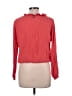 O'Neill 100% Viscose Red Long Sleeve Blouse Size L - photo 2