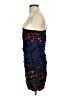 Tibi Graphic Blue Cocktail Dress Size XXS (estimated) - photo 5