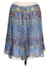 J. McLaughlin 100% Silk Paisley Blue Silk Skirt Size 10 - photo 1