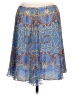 J. McLaughlin 100% Silk Paisley Blue Silk Skirt Size 10 - photo 2