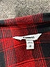 Express Plaid Red Short Sleeve Button-Down Shirt Size M - photo 7