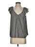 Ann Taylor 100% Polyester Black Sleeveless Blouse Size S - photo 1