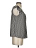 Ann Taylor 100% Polyester Black Sleeveless Blouse Size S - photo 4