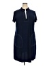 MSK Blue Casual Dress Size 2X - photo 1