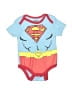 Justice League Graphic Blue Short Sleeve Onesie Size 0-3 mo - photo 1