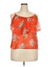 XXI 100% Polyester Orange Sleeveless Blouse Size XXL - photo 1