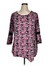 Studio Works Pink 3/4 Sleeve Blouse Size 1X - photo 1