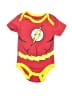 Justice League Graphic Red Short Sleeve Onesie Size 0-3 mo - photo 1