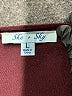 She + Sky Burgundy Pullover Sweater Size L - photo 7