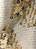 Vestique Metallic Gold Ivory Pullover Sweater Size Med - Lg - photo 7