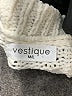 Vestique Metallic Gold Ivory Pullover Sweater Size Med - Lg - photo 9