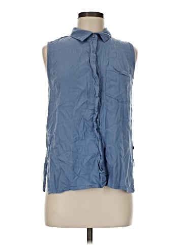 Marika Sleeveless Button-Down Shirt (view 1)