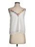 Shein 100% Polyester White Sleeveless Blouse Size 4 - photo 1