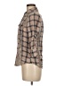 BKE 100% Cotton Plaid Tan 3/4 Sleeve Button-Down Shirt Size M (estimated) - photo 5