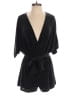 Lovers + Friends Metallic Black Romper Size XS - photo 1