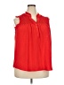 Rain 100% Polyester Red Sleeveless Blouse Size 2X - photo 1