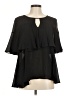 Ann Taylor Black Short Sleeve Blouse Size M - photo 1