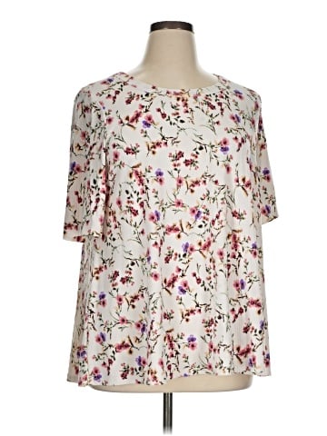 Kim & Cami Short Sleeve Blouse (view 1)