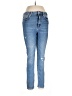Zara Hearts Blue Jeans Size 8 - photo 1