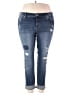 Torrid Hearts Blue Jeans Size 20 - photo 1