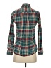 Woolrich 100% Cotton Plaid Teal Long Sleeve Button-Down Shirt Size XS - photo 2