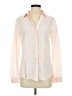 Side Stitch 100% Tencel Ivory Long Sleeve Blouse Size XS - photo 1