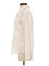 Side Stitch 100% Tencel Ivory Long Sleeve Blouse Size XS - photo 5