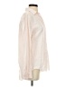 Side Stitch 100% Tencel Ivory Long Sleeve Blouse Size XS - photo 4