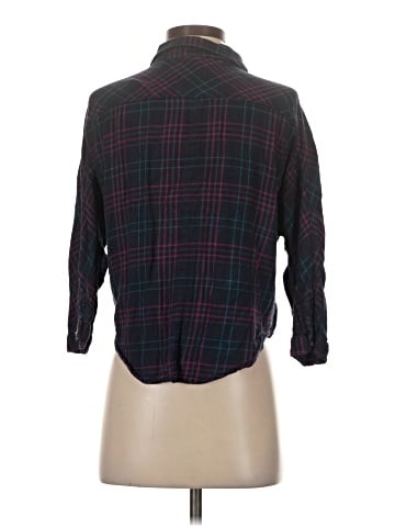 Aeropostale 3/4 Sleeve Button-Down Shirt (view 2)