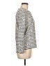 Boden 100% Cotton Stripes Silver Long Sleeve Top Size 10 - photo 4