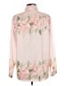 Unbranded Floral Pink Long Sleeve Blouse Size L - photo 2