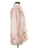 Unbranded Floral Pink Long Sleeve Blouse Size L - photo 4