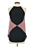 Ann Taylor 100% Polyester Red Sleeveless Top Size S - photo 2