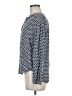 Tommy Hilfiger Chevron-herringbone Blue Long Sleeve Blouse Size M - photo 5