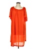 H&M 100% Polyester Orange Casual Dress Size L - photo 1