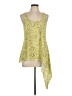 Volcom Yellow Sleeveless Blouse Size L - photo 1