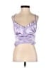 Princess Polly Purple Silver Sleeveless Top Size 0 - photo 1